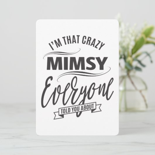 Ik ben dat gekke Mimsy T-shirt (Staand voorkant)