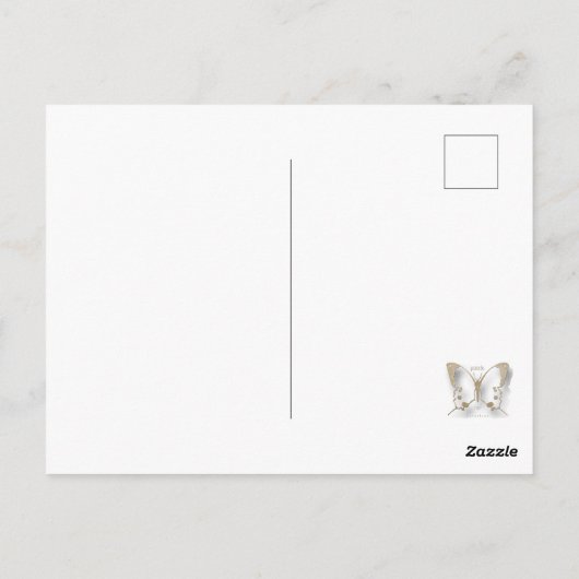 Ik ben dat ik het Briefkaart van de Schrift ben (Achterkant)