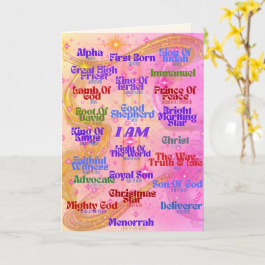 IK BEN DAT IK WENSKAART BEN KAART (Gele Bloem)