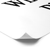 Ik ben dat mooie Man dat van natuurkunde houdt Poster (Hoek)