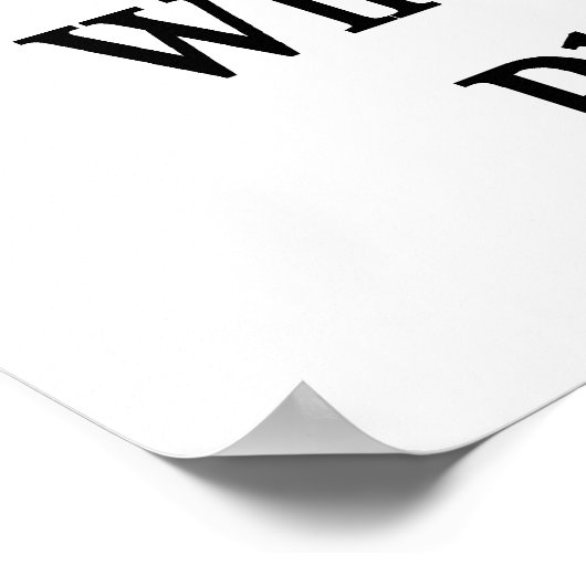 Ik ben dat mooie Man dat van natuurkunde houdt Poster (Hoek)