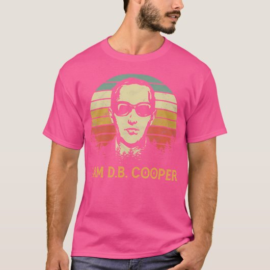 Ik ben DB Cooper Skydiving Funny Skydiver D B Coop T-shirt (Voorkant)