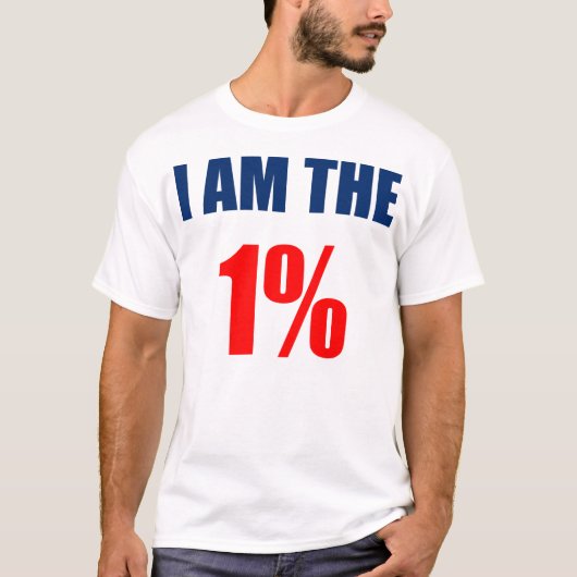 Ik ben de 1% t-shirt (Voorkant)