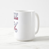 Ik ben de 47% Mok van de koffiethee (Voorkant rechts)
