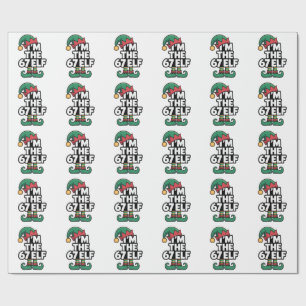 Ik ben de 67 Elf Zes Zeven Elf Meme Kerstmis  Cadeaupapier