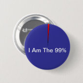 Ik ben de 99% Button (Voorkant /achterkant)