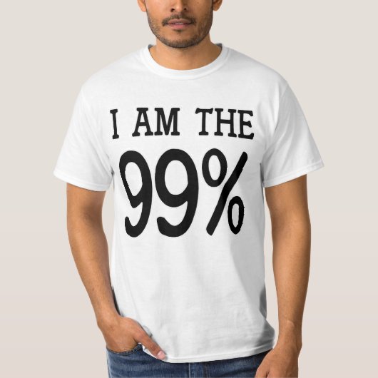 Ik ben de 99 procent t-shirt (Voorkant)