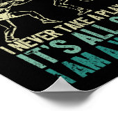 Ik ben de aanstootgevende grappige worstelwedstrij poster (Hoek)