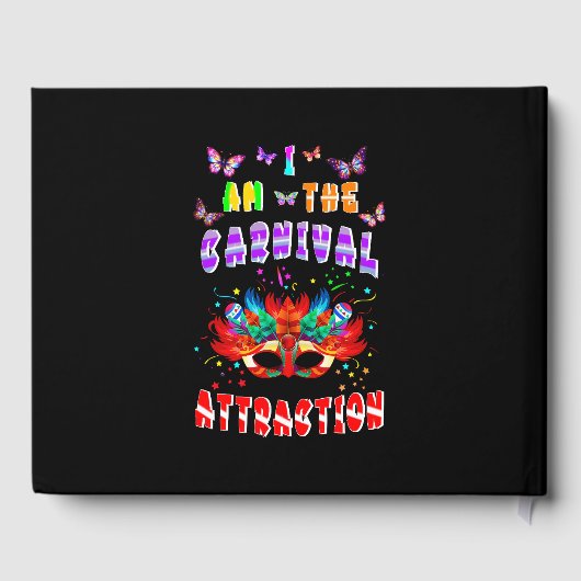 Ik ben de aantrekkingskracht van carnaval gastenboek (Achterkant)