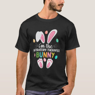 Ik ben de ademhalingstherapeut konijn bijpassende t-shirt