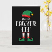 Ik ben de advocaat-elf, kerst-matching kaart (Gele Bloem)