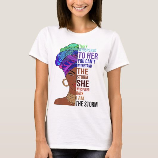 Ik ben de Afrocentrische Afrikaanse Pride Black.. T-shirt (Voorkant)