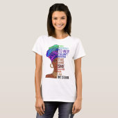 Ik ben de Afrocentrische Afrikaanse Pride Black.. T-shirt (Voorkant volledig)