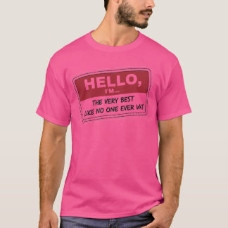 Ik ben de allerbeste vintage familie t-shirt
