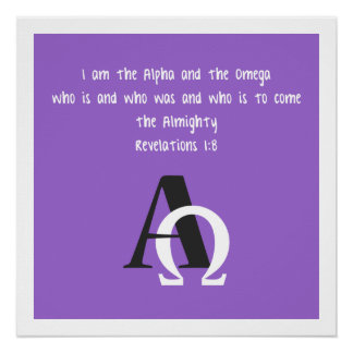 Ik ben de Alpha en de Omega Poster