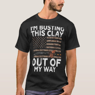 Ik ben de Amerikaanse vlag aan het poetsen - sport T-shirt