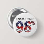 Ik ben de andere 98% ronde button 5,7 cm (Voorkant /achterkant)