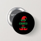 Ik ben de Apoo Elf Schattige Hondenliefhebber Xmas Ronde Button 5,7 Cm (Voorkant /achterkant)