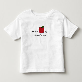 Ik ben de appel van mama's ogen - (of oma, papa) kinder shirts