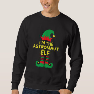 Ik ben de astronaut Elf Familie Matching Groep Ker Trui