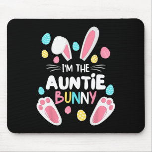 Ik ben de Auntie Bunny Matching Familie Paasfeest Muismat