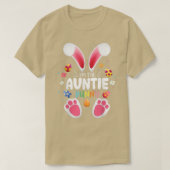 Ik ben de Auntie Bunny Matching Family Happy Pasen T-shirt (Design voorkant)