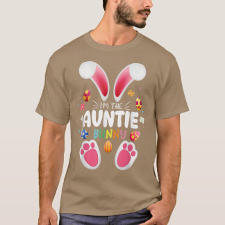 Ik ben de Auntie Bunny Matching Family Happy Pasen T-shirt