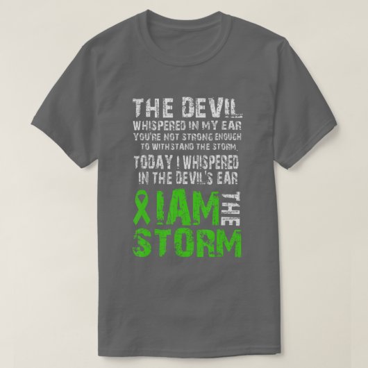 Ik ben de autisme van de Storm. T-shirt (Design voorkant)