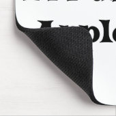 Ik ben de baas Applesauce rechter Mousepad Muismat (Hoek)