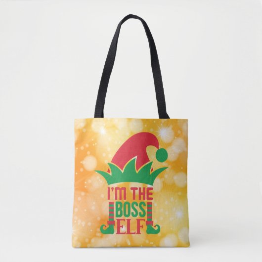 Ik ben de baas ELF-16808 Tote Bag (Voorkant)
