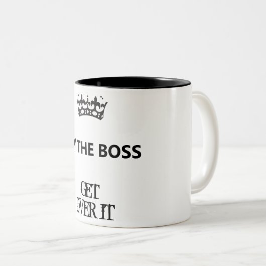 Ik ben de baas, ga er over, Mok (Voorkant rechts)