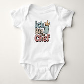Ik Ben De Baas Grappige Baby Baas Citaat Romper (Voorkant)