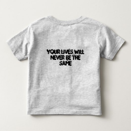 Ik ben de baas! kinder shirts (Achterkant)