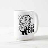 Ik ben de baas. Mok (Voorkant rechts)