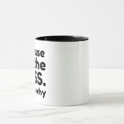 Ik ben de baas mok (Midden)