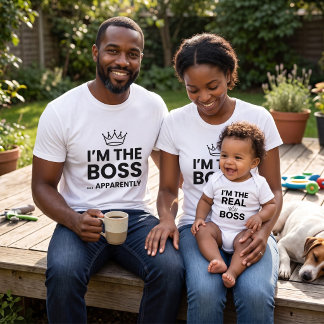 Ik Ben De Baas Papa T-shirt
