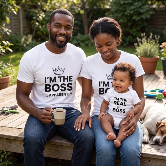 Ik Ben De Baas Papa T-shirt