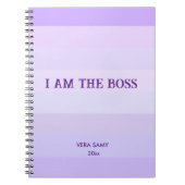 ik ben de baas Spiral Photo Notitieboek (Voorkant)