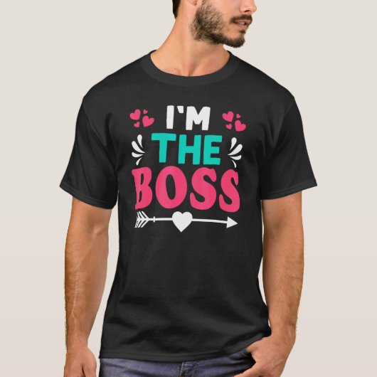 Ik ben de baas t-shirt (Voorkant)