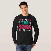 Ik ben de baas t-shirt (Voorkant volledig)