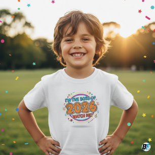 Ik ben de baas van 2026 Kids Zelfverzekerde Nieuwj T-shirt