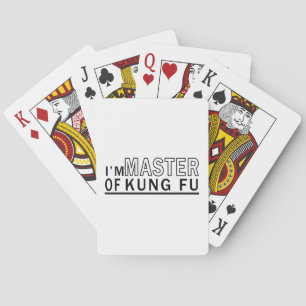 Ik ben de baas van Kung Fu Speelkaarten