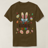 Ik ben de baby Bunny Easter Day Matching Family Eg T-shirt (Design voorkant)