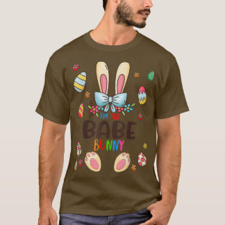 Ik ben de baby Bunny Easter Day Matching Family Eg T-shirt