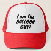 Ik Ben De Ballonman Cap Trucker Hoed Pet (Voorkant)
