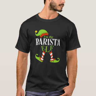 Ik ben de BARISTA Elf Family Group die PJ overeenk T-shirt