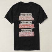 Ik ben de Beauty RAK MBV VNeck T-shirt (Design voorkant)
