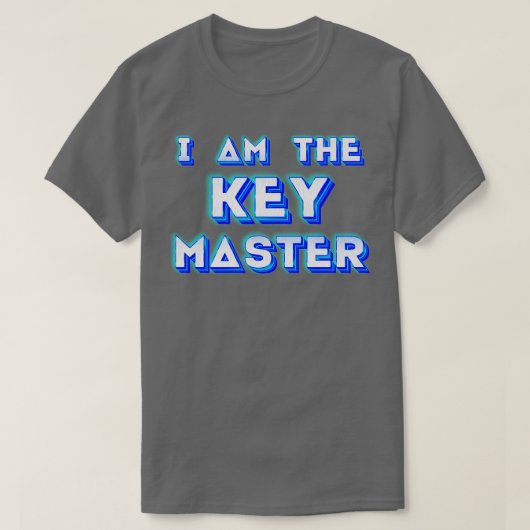 Ik ben de belangrijkste meester t-shirt (Design voorkant)