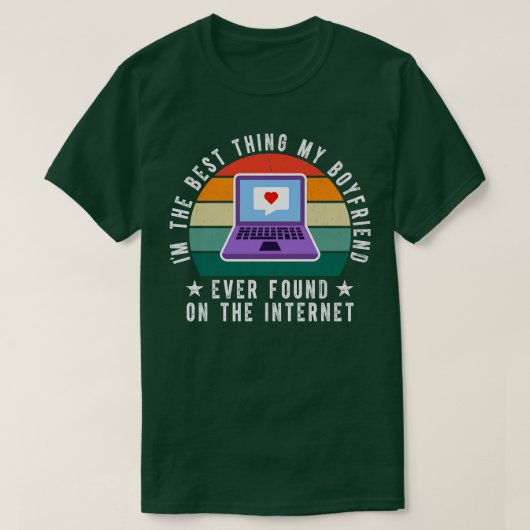 Ik ben de beste die mijn vriend ooit op het intern t-shirt (Design voorkant)