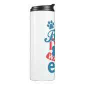 Ik ben de beste hondenwandelaar ooit zomer thermosbeker (Gedraaid links)